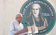 En Jojutla, presidente destaca la vigencia de postulados del Siervo de la Nación