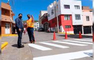 Supervisa alcalde Jorge Miranda rehabilitación de espacios públicos en la Díaz Ordaz