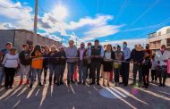 El gobierno municipal invierte en pavimentación en calles de la zona norte