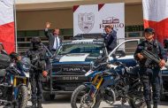 Entrega Gobernador David Monreal patrullas y motocicletas a la Metropol de Fresnillo, Calera y Enrique Estrada