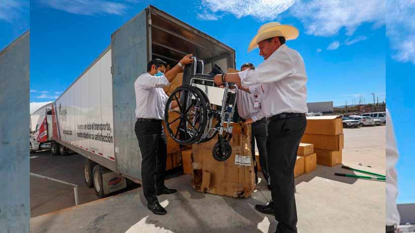 Logra Gobernador David Monreal donación de equipo médico por 60 millones de pesos para hospitales públicos de Zacatecas