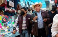 Visita alcalde Jorge Miranda y gobernador David Monreal el Tianguis de Día de Muertos