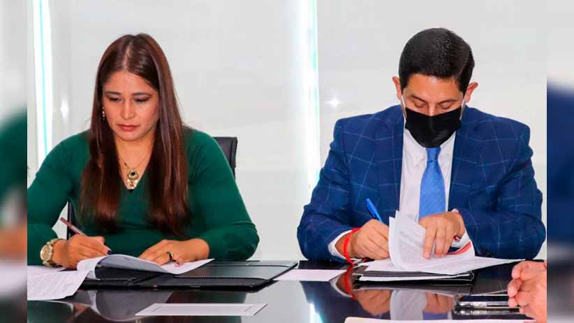 Firma ayuntamiento de Zacatecas convenio de colaboración con SEDUVOT