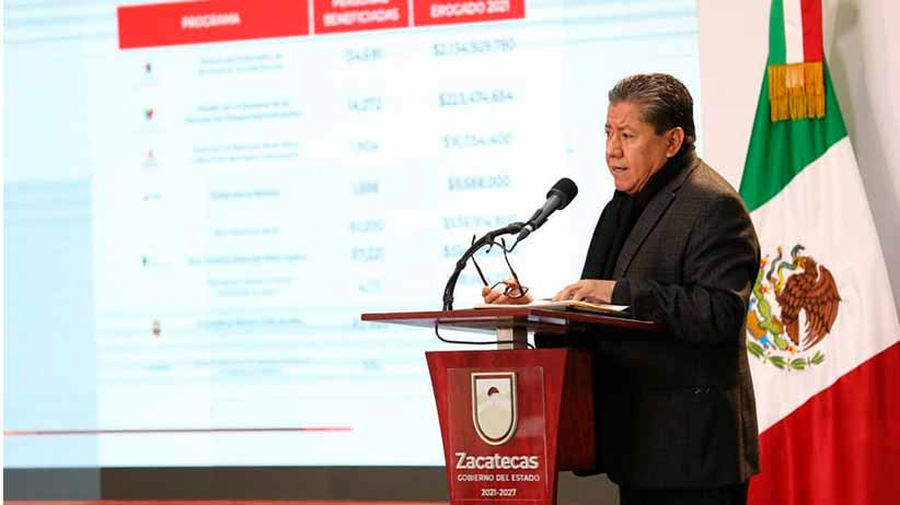Avanza Zacatecas en la recuperación de la Paz: Gobernador David Monreal
