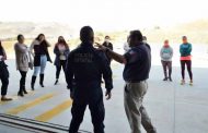 Imparte Secretaría de Seguridad taller de defensa personal