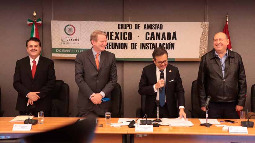 Llama Femat a fortalecer la diplomacia parlamentaria entre México y Canadá