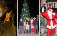 Realiza Mario Macías tradicional encendido del Árbol Navideño en Mazapil
