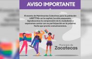 Aplazan Ceremonia de Matrimonios Colectivos para salvaguardar la salud