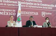 Encabeza Gobernador David Monreal primera Jornada de Capacitación Participación de los Gobiernos Municipales en la Construcción del Bienestar para planeación y aplicación del FAIS 2022