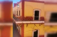 Trabaja PC Municipal con autoridades estatales ante colapso de bóveda en el centro histórico