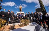 Conmemoran el 216 aniversario del natalicio de Benito Juárez