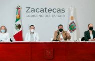 Los contagios y decesos de Covid-19 continúan a la baja en Zacatecas, destaca Gobernador David Monreal