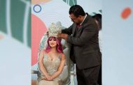 Coronan a Samantha como reina del Festival de Ramos 2022