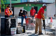 Mantiene Julio César Chávez Brigada de Bacheo Permanente