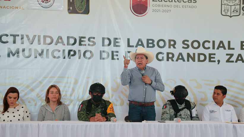 Arranca Gobernador David Monreal Plan Alimentario y de infraestructura en Río Grande
