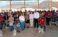 Con apoyos diversos fortalece Gobierno de Zacatecas a las familias de Melchor Ocampo 