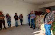 Entrega diputado toneladas de cemento en Nochistlán