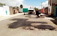 Lleva capital de Zacatecas trabajos de bacheo a zonas alejadas