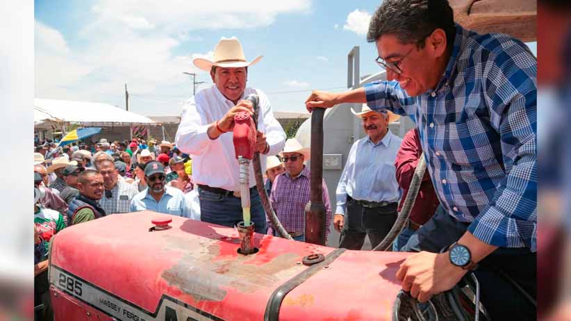 Anuncia Gobernador David Monreal Ávila que campesinos fresnillenses tendrán subsidio de $6 al diésel