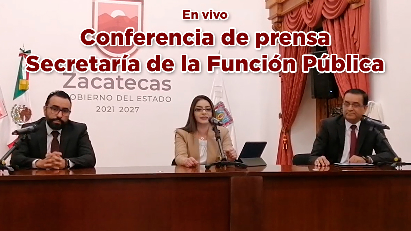 Conferencia de prensa de la Secretaría de la Función Pública (En vivo)