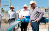 Inaugura Gobernador David Monreal Ávila pozo de agua potable en Saín Alto