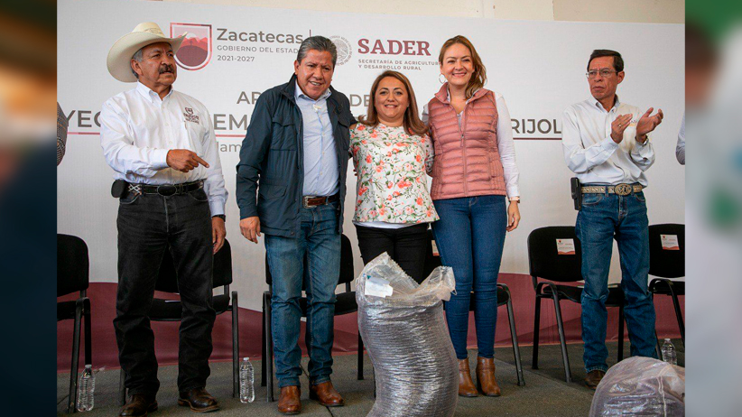 Gobernador David Monreal pone en marcha Programas de Semilla Certificada y Mejoramiento de Semilla de Frijol para Zacatecas