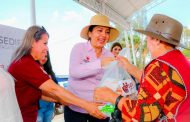 Lleva Gobierno de Zacatecas, a través de SEDIF, apoyos alimentarios y aparatos funcionales a familias de Joaquín Amaro
