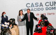 Acompañan Gobernador David Monreal y Sara Hernández de Monreal a niñas y niños de Casa Cuna en inicio de ciclo escolar