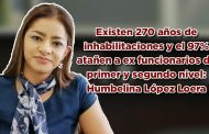 Existen 270 años de inhabilitaciones y el 97% atañen a ex funcionarios de primer y segundo nivel: Humbelina López Loera