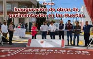 Inauguración de obras de pavimentación en las Huertas (En vivo)