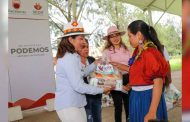 Entrega SEDIF apoyos sociales a sectores vulnerables de Tlaltenango