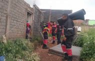 Entregan apoyo a capitalinos afectados por las fuertes lluvias
