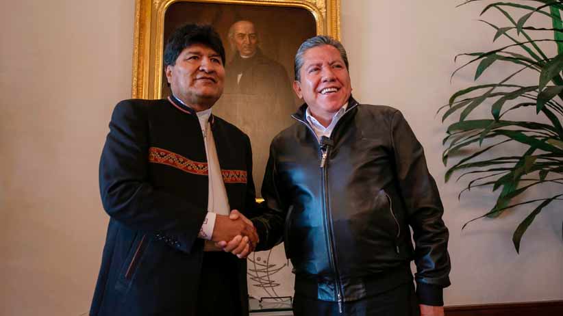 Reconoce Evo Morales políticas y programas del Gobernador David Monreal Ávila a favor de la gente