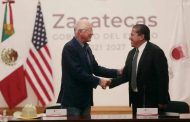 Ofrece Embajador Ken Salazar apoyo a Zacatecas para la atracción de inversiones y seguridad