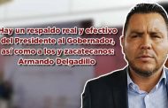 Hay respaldo real y efectivo del Presidente de la República al Gobernador, así como a las zacatecanas y zacatecanos: Armando Delgadillo Ruvalcaba (Entrevista)