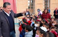 En el semidesierto, refrenda Gobernador David Monreal su compromiso con la educación