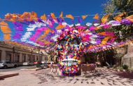 Gobierno de Zacatecas fomenta tradiciones con la decoración de arcos de fachadas del Centro Histórico de la Capital