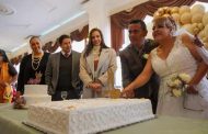 Realizan matrimonios colectivos en la capital