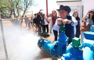 Gobernador David Monreal Ávila pone en marcha pozo de agua potable en Pánfilo Natera