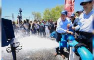Gobernador David Monreal pone en marcha pozo en La Comarca II; más de 25 mil pobladores de Guadalupe contarán con agua potable
