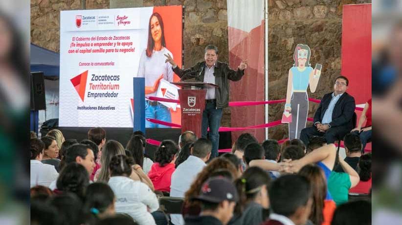 Con el apoyo a jóvenes emprendedores, el impulso económico de Zacatecas ya es una realidad: Gobernador David Monreal Ávila