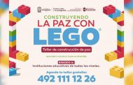 Mediante taller de legos; fomenta Ayuntamiento de Guadalupe cultura de paz