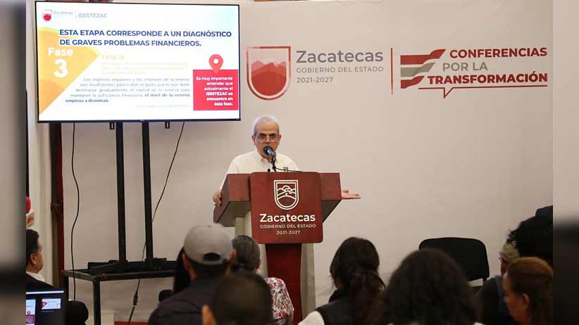 Se trabaja para dar solución de fondo al problema del Issstezac, advierte Director José Ignacio Sánchez