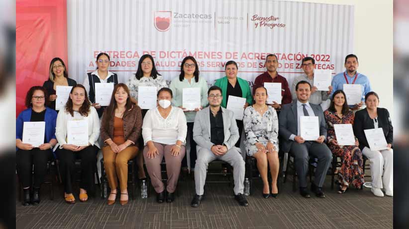 Unidades médicas de la Secretaría de Salud de Zacatecas reciben acreditaciones de calidad