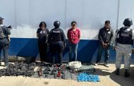 Desarticulan Fuerzas de Seguridad a célula delictiva en Villa Hidalgo; hay cuatro detenidos, se aseguraron armas, droga y vehículos