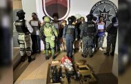 Fuerzas de Seguridad detienen a ocho personas y aseguran armas y droga en Guadalupe