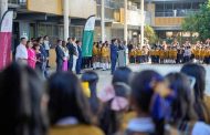 Realiza Jorge Miranda honores a la bandera en la Escuela Primaria “Benito Juárez”