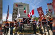Por iniciativa del Gobernador David Monreal, Capstone Copper invierte más de 450 mdp en Zacatecas