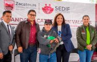 Entrega Jorge Miranda apoyos a familias de las 22 comunidades del municipio