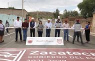 Inaugura Gobernador David Monreal tramo carretero Valenciana-La Laguna-Providencia, en General Francisco R. Murguía